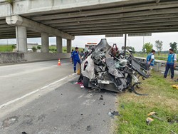 Detik-detik Kecelakaan Maut Tewaskan 2 Orang di Tol Tebing Tinggi-Medan