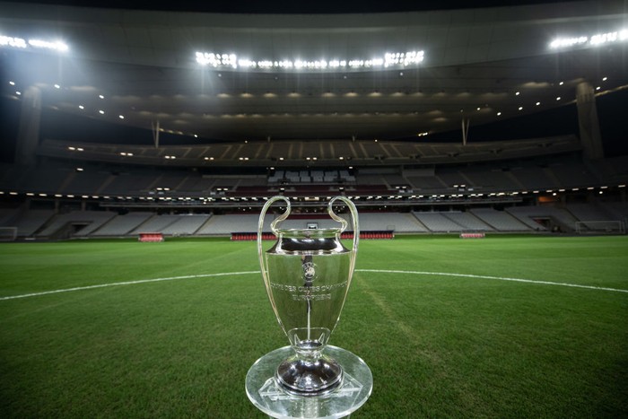 ISTANBUL, Turkiye - AUGUST 29: The Champions League Trophy is seen at Ataturk Olympic Stadium on August 29, 2022 in Istanbul, Turkiye. The Ataturk Olympic Stadium is the venue of the 2023 UEFA Champions League Final which takes place on June 10th, 2023  (Photo by Burak Kara - UEFA/UEFA via Getty Images)