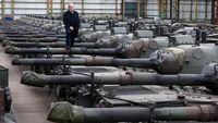 Lusinan Tank Leopard Jerman Siap Bantu Ukraina Lawan Rusia
