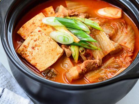 Masakan ala Korea yang sehat, kimchi jjigae