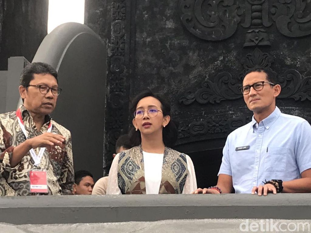 Dibuka Jokowi Besok, Sandiaga Cek Venue ATF 2023 di Candi Prambanan