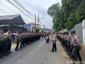 Reka Ulang Kecelakaan Hasya Mahasiswa UI di Jaksel Dijaga Ketat Polisi