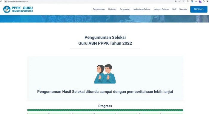 Pengumuman PPPK guru 2022 ditunda