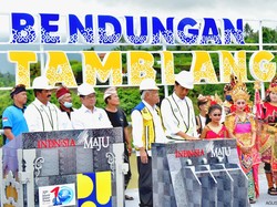 Bendungan Danu Kerthi yang Diresmikan Jokowi Gunakan Teknologi Inti Aspal