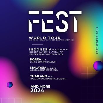 Poster FEST World Tour 2023 hoax.