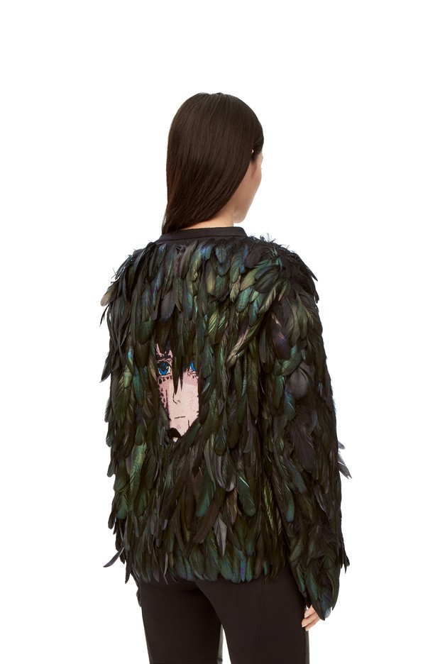 Foto: loewe.com Howl cardigan in wool and feather/