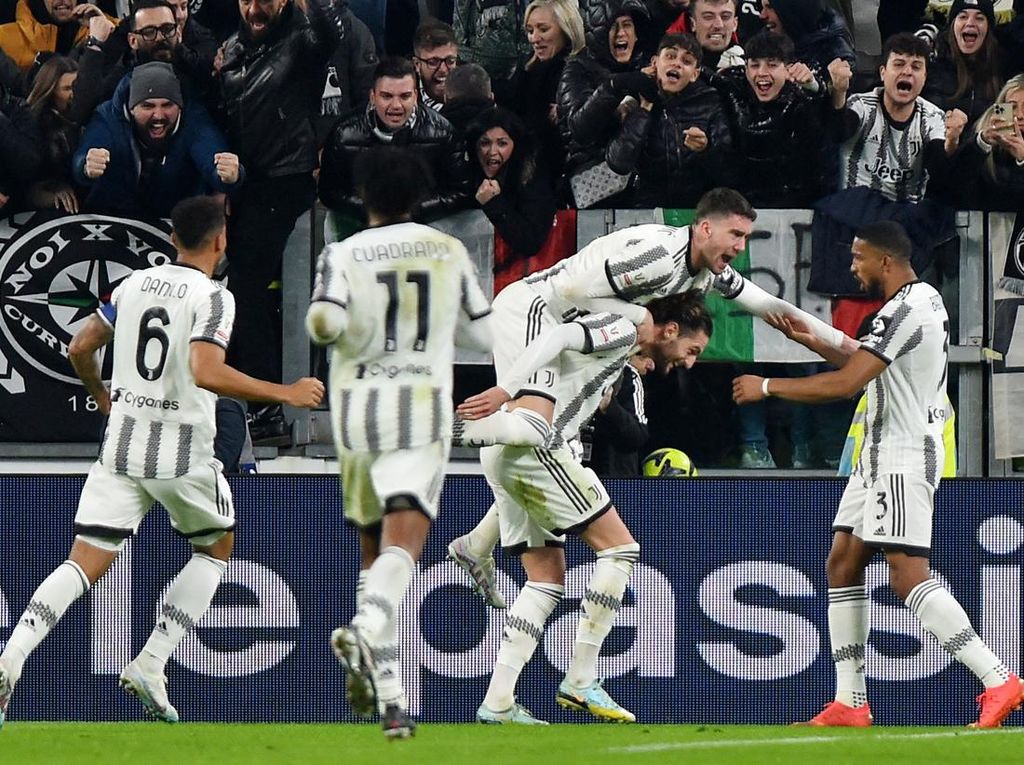 Coppa Italia: Juventus Singkirkan Lazio, Maju ke Semifinal