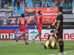 Hasil Liga 1: Persija Terkam RANS Nusantara FC 3-1