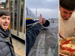 Pria Ini Rela Pergi ke Italia Karena Harga Pizza yang Lebih Murah!