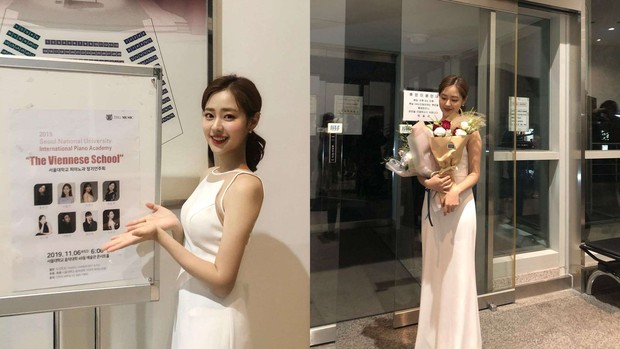 Shin Seul Ki Menggunakan Dress Putih/ Foto: Instagram.com/ shinseulkee Shin Seul Ki Menggunakan Dress Putih