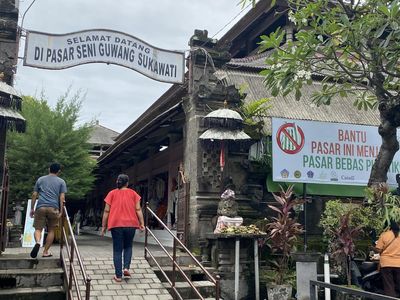 Potret Pasar Seni Sukawati Sebelum Direnovasi