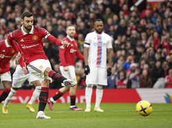 Babak Pertama MU Vs Palace: Penalti Fernandes Bawa Setan Merah Unggul 1-0