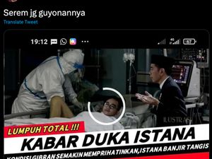 Gibran Unggah Foto Lumpuh Total di Twitter: Untung Aku Iseh Urip!