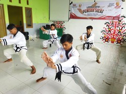 Relawan Ganjar Pranowo Gelar Lomba Pencak Silat di Pulang Pisau