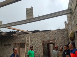 Puting Beliung Terjang Lereng Merbabu Boyolali, Puluhan Rumah Rusak