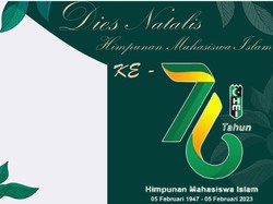 76 Twibbon Milad ke-76 HMI Gratis, Lengkap dengan Ucapan dan Cara Pakai