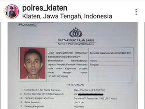 Dicari! Pria Solo Ini Masuk Daftar Pencarian Saksi Kunci Penipuan di Klaten