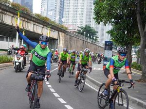 Jakarta Group Ride ke-2 GFNY Bali Jelajahi Jalur Emas Ibukota Jakarta Group Ride ke-2 GFNY Bali Jelajahi Jalur Emas Ibukota