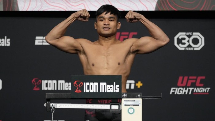 Jeka Saragih akan melawan Lucas Alexander di UFC bulan depan. (Foto: Jeff Bottari/Zuffa LLC via Getty Images) Jeka Saragih akan melawan Lucas Alexander di UFC bulan depan. (Foto: Jeff Bottari/Zuffa LLC via Getty Images)