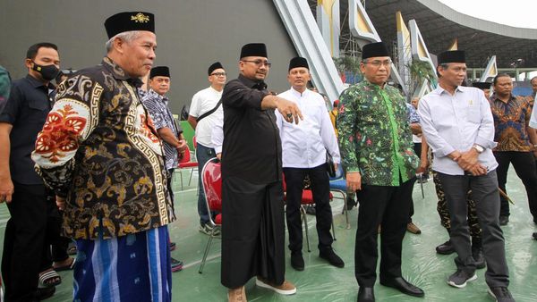 Melihat Persiapan Resepsi Satu Abad NU di Stadion Gelora Delta Sidoarjo