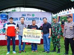Wabup Blitar Apresiasi Run For Charity 2023 Kumpulkan Donasi Ratusan Juta