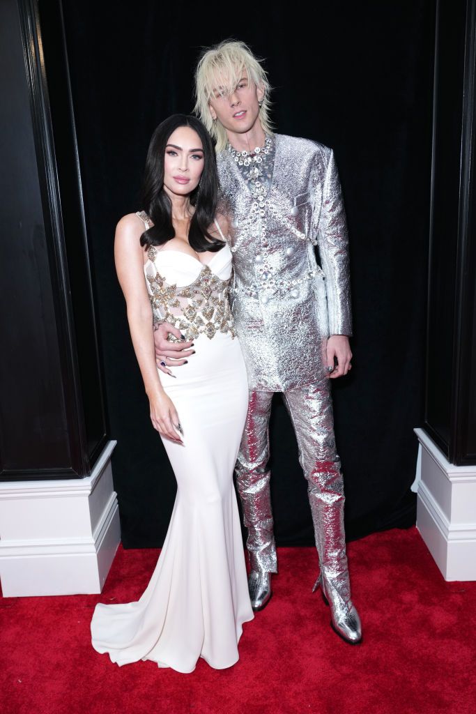 1463259531 LOS ANGELES, CALIFORNIA - FEBRUARY 05: (L-R) Dwayne Johnson and Lauren Hashian attend the 65th GRAMMY Awards on February 05, 2023 in Los Angeles, California. (Photo by Kevin Mazur/Getty Images for The Recording Academy)