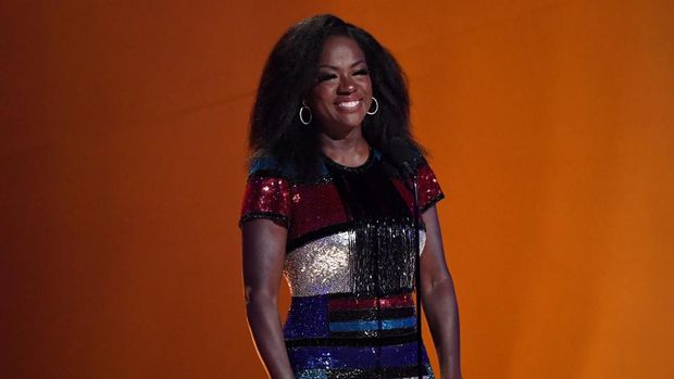 (FOR EDITORIAL USE ONLY) Viola Davis speaks onstage during the 65th GRAMMY Awards at Crypto.com Arena on February 05, 2023 in Los Angeles, California. (Photo by JC Olivera/WireImage)