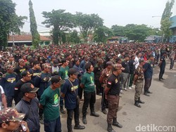 1.500 Banser Lamongan Naik 29 Bus Bertolak ke Puncak 1 Abad NU di Sidoarjo