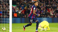 Seluruh gol kemenangan Barca terlahir di paruh kedua melalui Jordi Alba, Gavi, dan Raphinha.