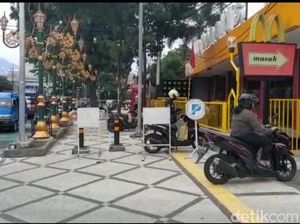 Guiding Block Tabrak Kotak Telepon, Dinas PU Kota Malang: Nanti Kami Cek