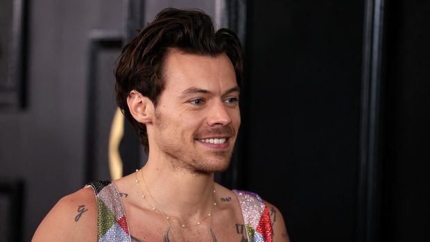 Harry Styles attends the 65th Annual Grammy Awards in Los Angeles, California, U.S., February 5, 2023. REUTERS/David Swanson