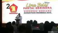 HUT ke-15 Gerindra, Teriakan Prabowo Presiden Menggema