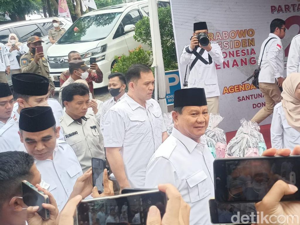 Didampingi Sandiaga Uno, Prabowo Tiba di Perayaan HUT ke-15 Partai Gerindra