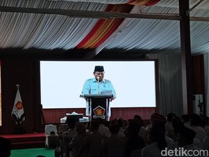 HUT Ke-15 Gerindra, Prabowo Minta Maaf Jalanan di Ragunan Macet
