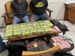 Penampakan 20 Kg Sabu yang Dibawa 2 Oknum TNI di Pontianak Kalbar