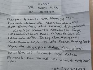 Ditulis Tangan, Ini Isi Surat Lukas Enembe ke Ketua KPK Firli Bahuri Ditulis Tangan, Ini Isi Surat Lukas Enembe ke Ketua KPK Firli Bahuri