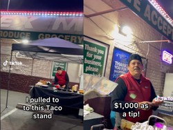 Warung Taco Ini Viral Usai Dipromosikan dan Diberi Tip oleh Influencer