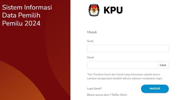 Komisi Pemilihan Umum (KPU) merilis Sidalih untuk mempermudah pelaksanaan Pemilu. Sebelum Pemilu, pihak KPU akan mengelola data pemilih melalui Sidalih.