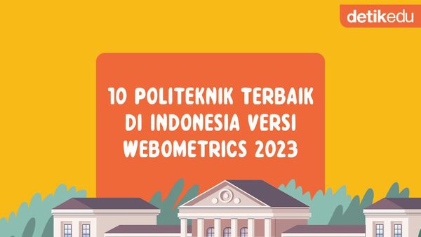 Infografis: 10 Politeknik Terbaik di Indonesia Versi Webometrics 2023