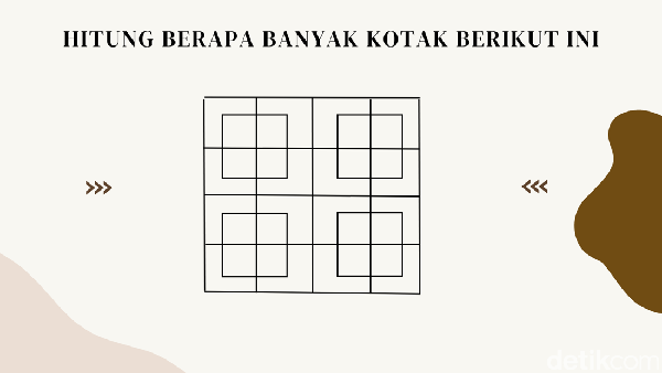 Bisa Tebak Ada Berapa Kotak? Bisa Jawab Semua Tandanya Kamu Teliti