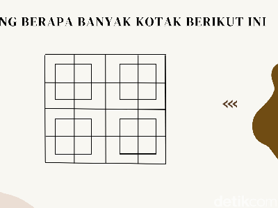 Bisa Tebak Ada Berapa Kotak? Bisa Jawab Semua Tandanya Kamu Teliti