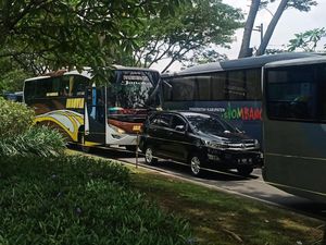 Usai Pembukaan Puncak 1 Abad NU, Warga Nahdliyin yang Pulang Terjebak Macet