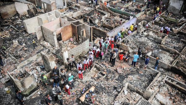 Kondisi Permukiman Padat di Bandung Usai Dilahap Api, 25 Rumah Hangus