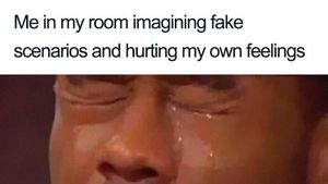 10 Meme Gambarkan Jatuh Bangun Tetap Waras, Semangat Bestie!