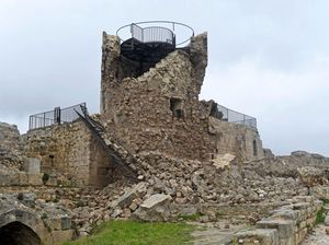 Penampakan Benteng Kuno di Suriah yang Rusak Parah Akibat Gempa Turki