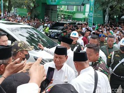 Datang ke Puncak 1 Abad NU, Prabowo Dielu-elukan Nahdliyin The Next Presiden