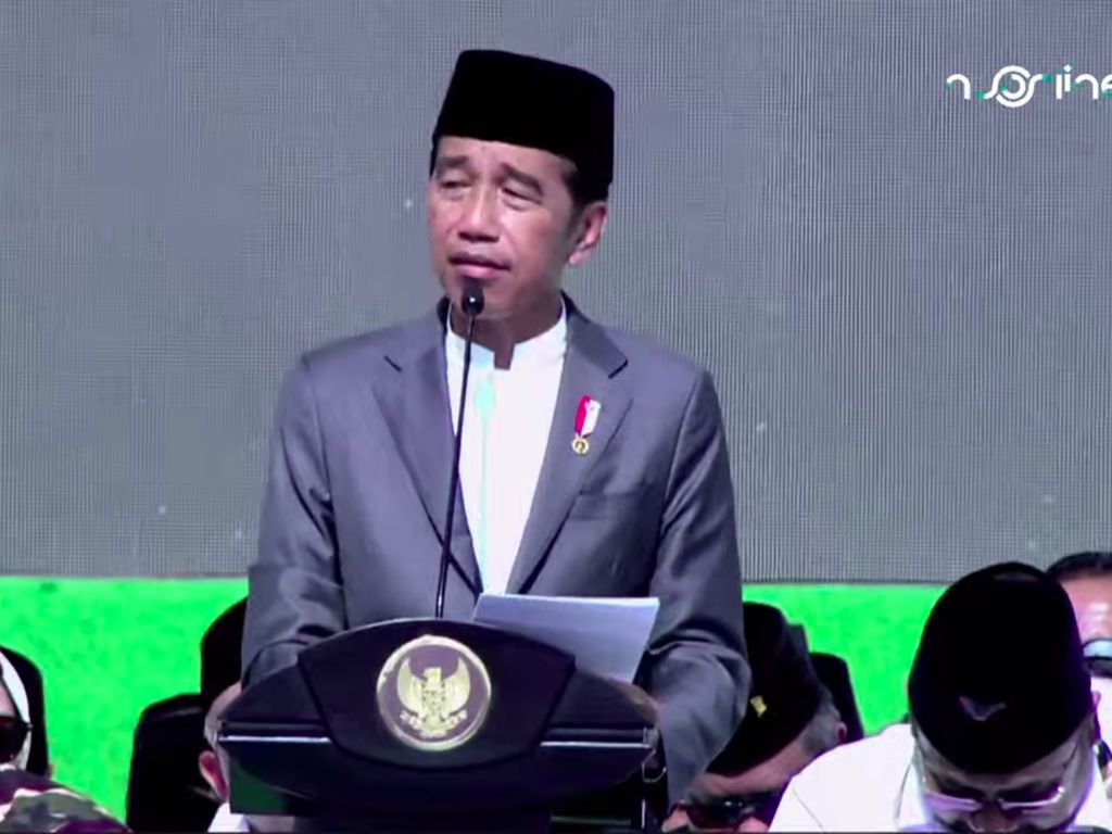 Kelakar Jokowi di Resepsi 1 Abad NU: Sekarang Banser Sudah Senang Queen