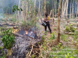 Kenalkan Brigadir Fitriani, Bu Bhabin Pencegah Karhutla di Desa Kalteng