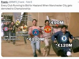Ragam Meme Manchester City Terancam Degradasi, Bikin Ngakak!
