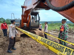 Polisi Tutup Aktivitas Galian C Ilegal di Subang